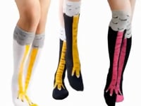 Chicken Leg Knee Socks 3 Pairs Video from the Sock Panda