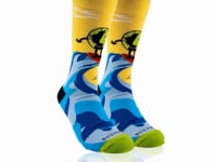 Earth Surfing Socks from the Sock Panda Video