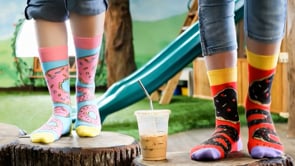 donut socks for tweens and women from the Sock Panda