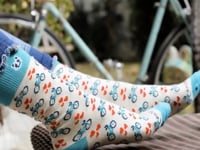 Bicycles and Hearts Socks for Women from the Sock Panda (Adult Medium) Video