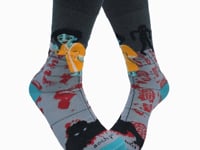 Zombie Family Socks Video from the Sock Panda