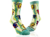 Seahorse Pattern Panda Pal Socks Video from the Sock Panda