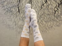 Cat Face Colombia Socks from the Sock Panda