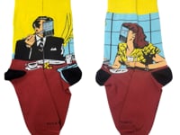 Modern Date Socks for Men from the Sock Panda