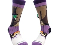 Witch Coming Out of Closet Socks from the Sock Panda
