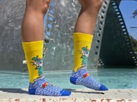 Cat Statue of Liberty Socks from the Sock Panda