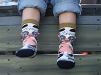 Happy Cow Panda Pals Socks from the Sock Panda