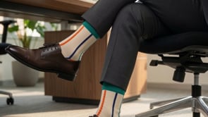 Vertical Stripe Mens Socks from the Sock Panda