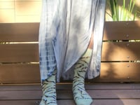 Feather Socks from the Sock Panda