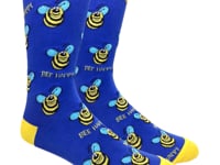 Bee Happy Socks from Finefit and the Sock Panda