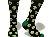 Alien socks from the Sock Panda