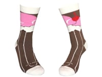 Rootbeer Float Socks from the Sock Panda
