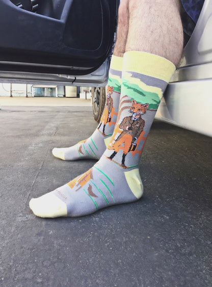 Fox Guarding the Henhouse Socks - Sock Panda
