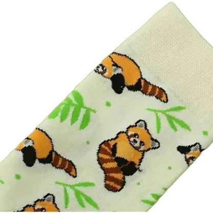 Raccoon Socks from the Sock Panda (Adult Medium - Women's Shoe Sizes 5 - 10)