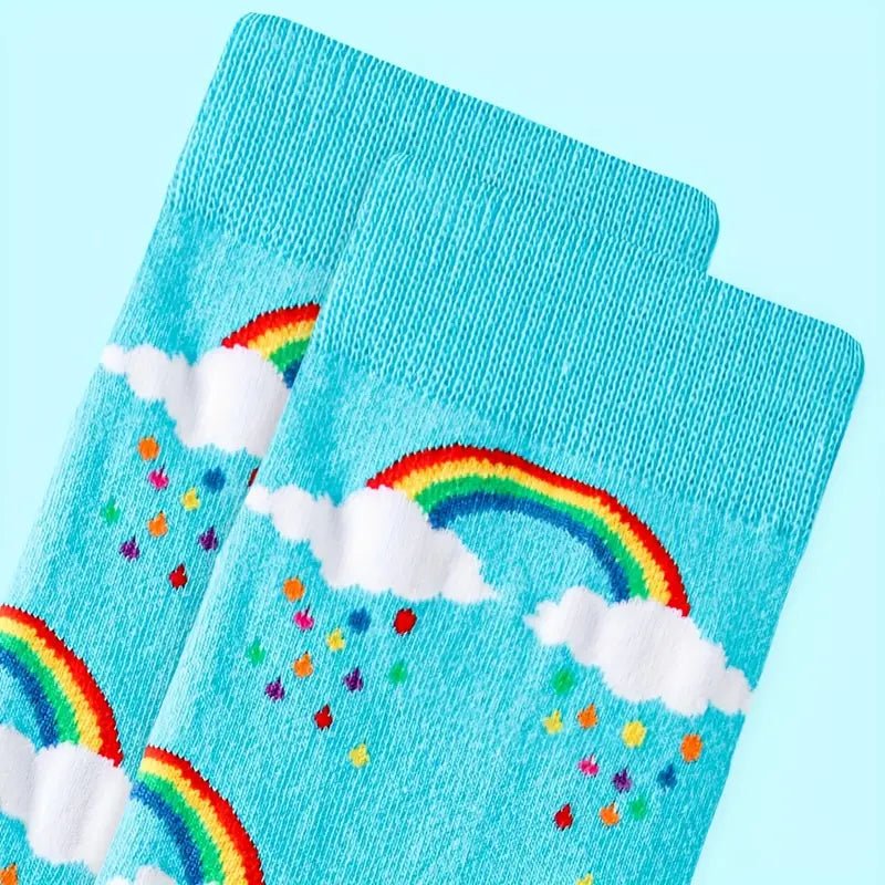 Rainbow Sky Socks from the Sock Panda (Adult Medium - Women's Shoe Sizes 5 - 10)