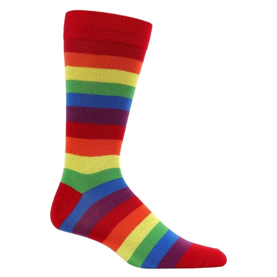 Rainbow Striped Pattern Socks from the Sock Panda