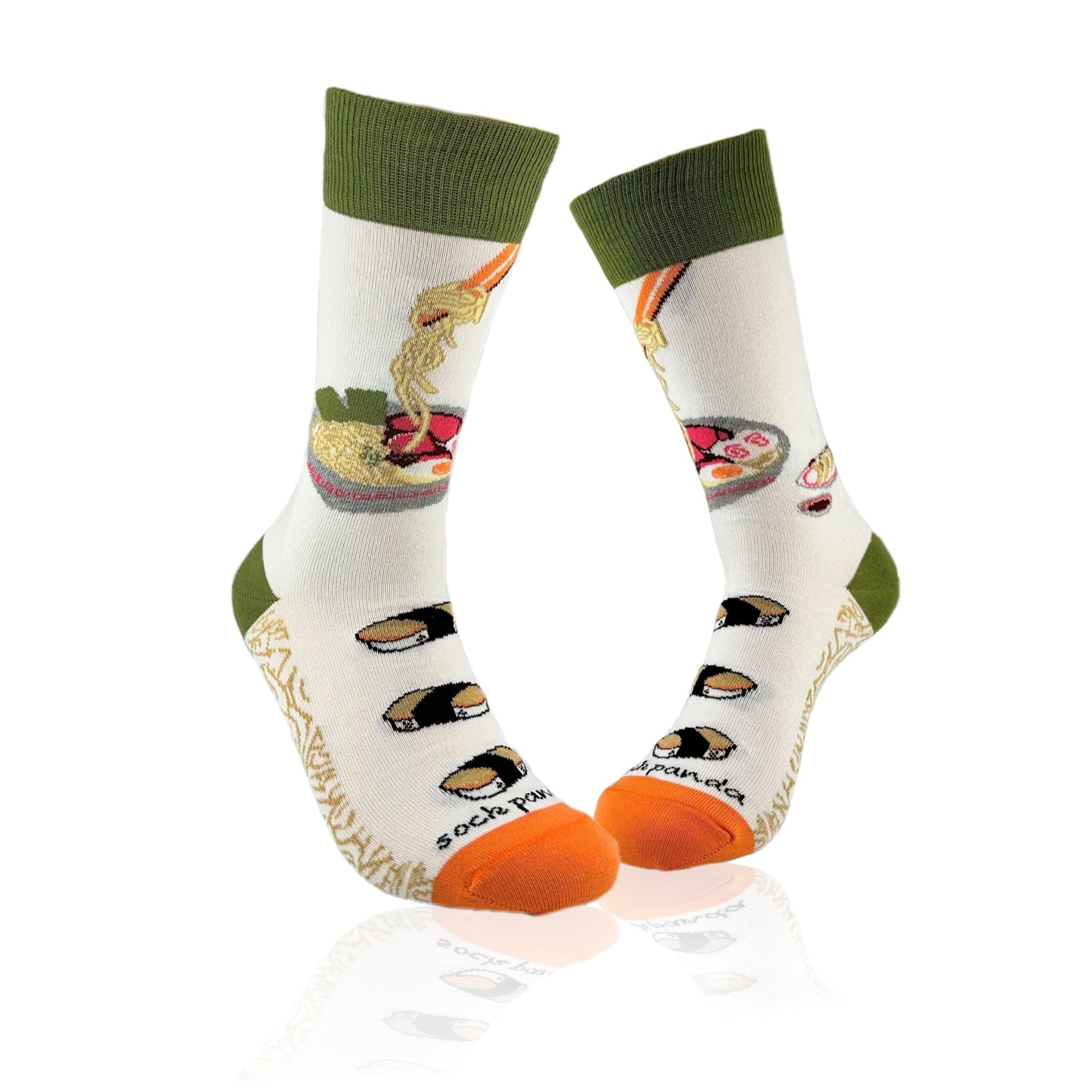 Ramen Socks from the Sock Panda (Adult Medium - Women's Shoe Sizes 5 - 10)