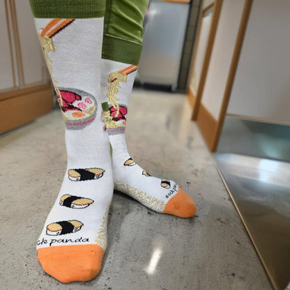Ramen Socks from the Sock Panda (Adult Medium - Women's Shoe Sizes 5 - 10)