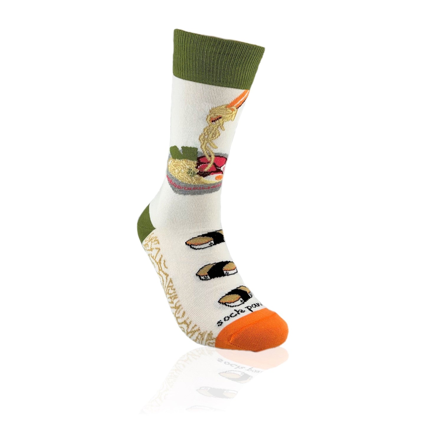 Ramen Socks from the Sock Panda (Adult Medium - Women's Shoe Sizes 5 - 10)