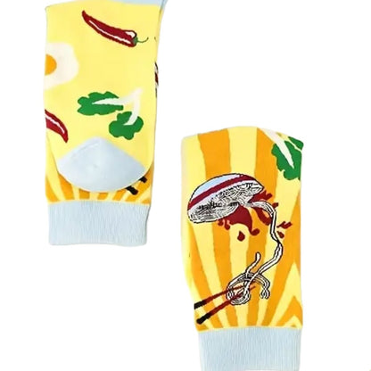Ramen Socks from the Sock Panda (Adult Medium - Women's Shoe Sizes 5 - 10)
