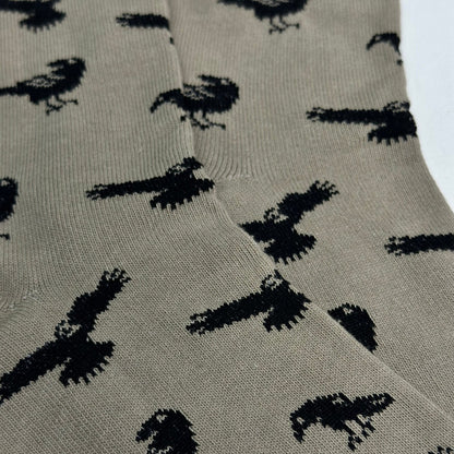 Raven Pattern Socks from the Sock Panda (Adult Medium - Women's Shoe Sizes 5 - 10)