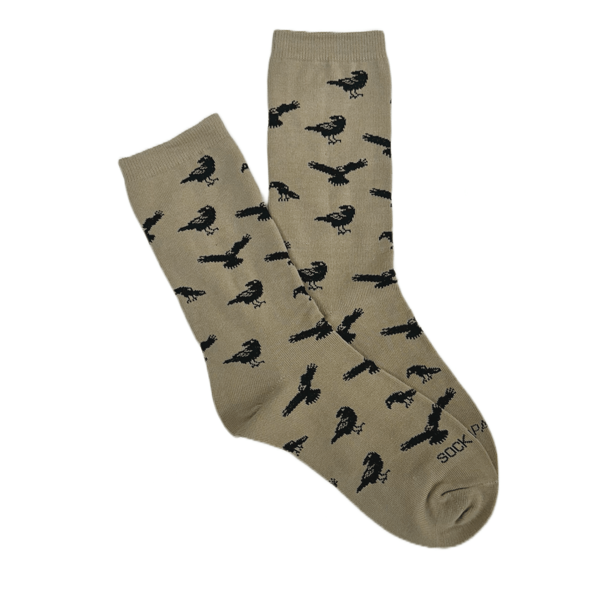 Raven Pattern Socks from the Sock Panda (Adult Medium - Women's Shoe Sizes 5 - 10)