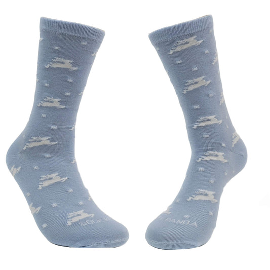 Reindeer Socks from the Sock Panda (Adult Medium - Women's Shoe Sizes 5 - 10)