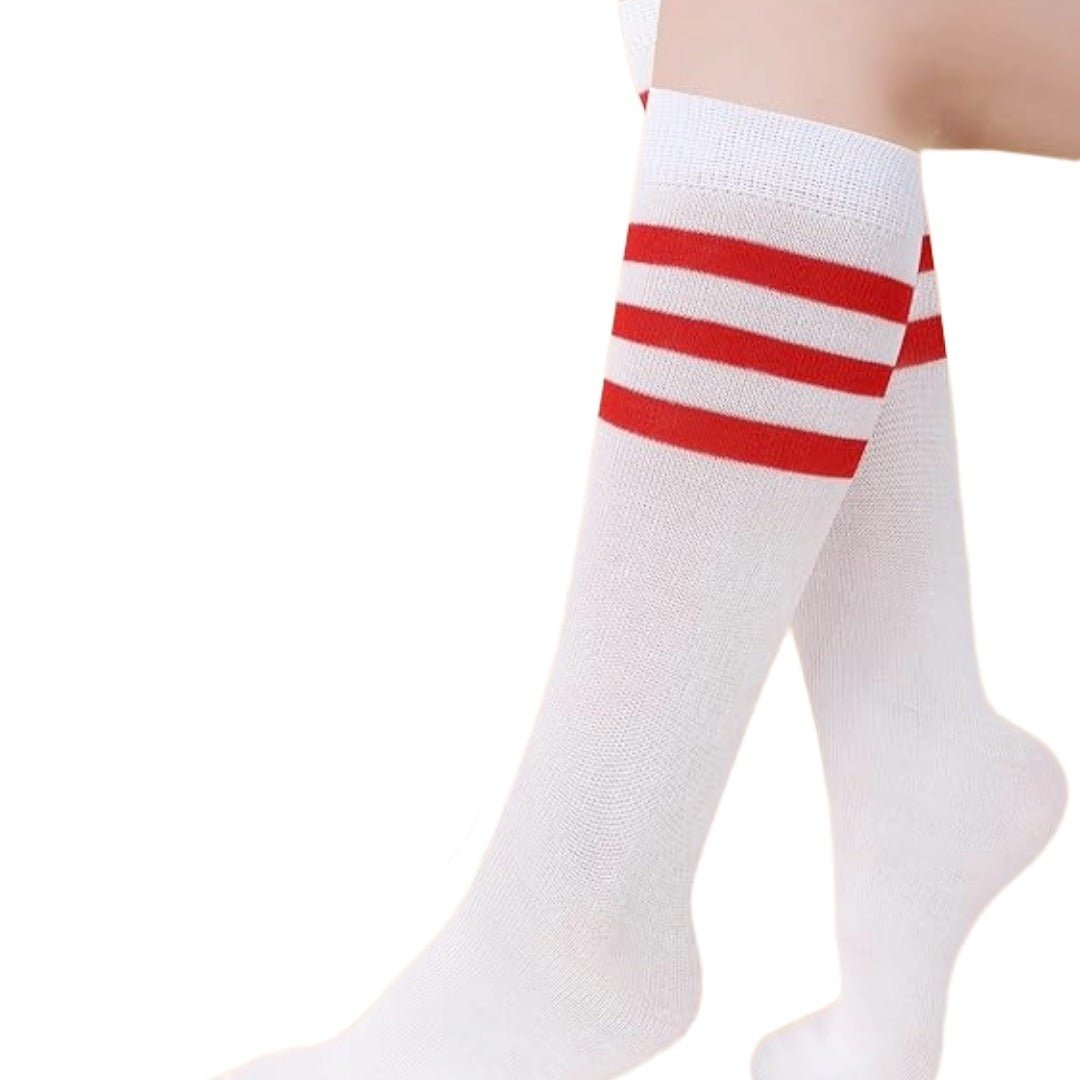 Retro Stripe Pattern Socks (Knee High) from the Sock Panda