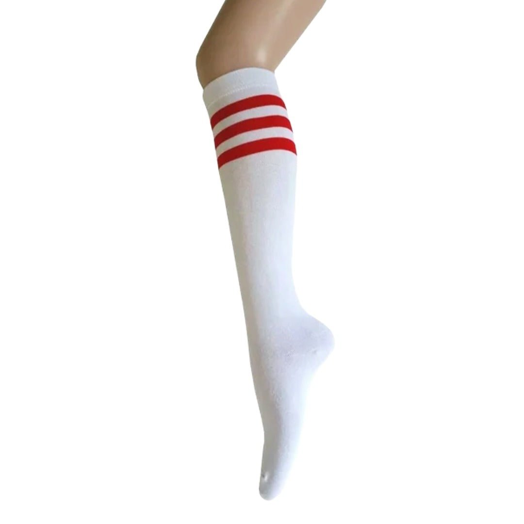Retro Stripe Pattern Socks (Knee High) from the Sock Panda