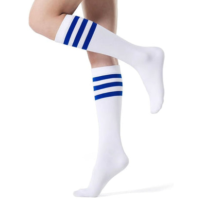 Retro Stripe Pattern Socks (Knee High)