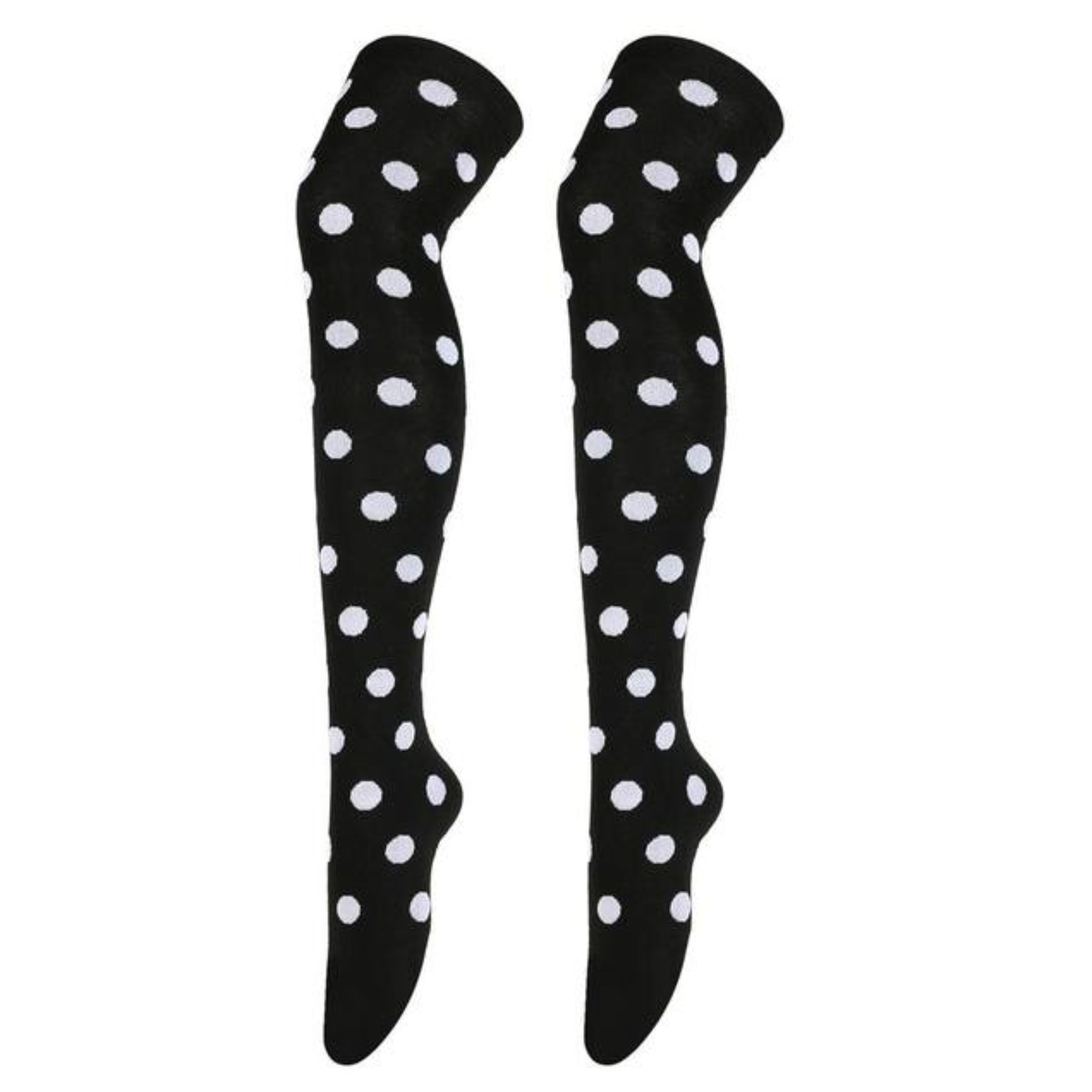 Colorful Polka Dot Pattern Socks from the Sock Panda (Thigh High)