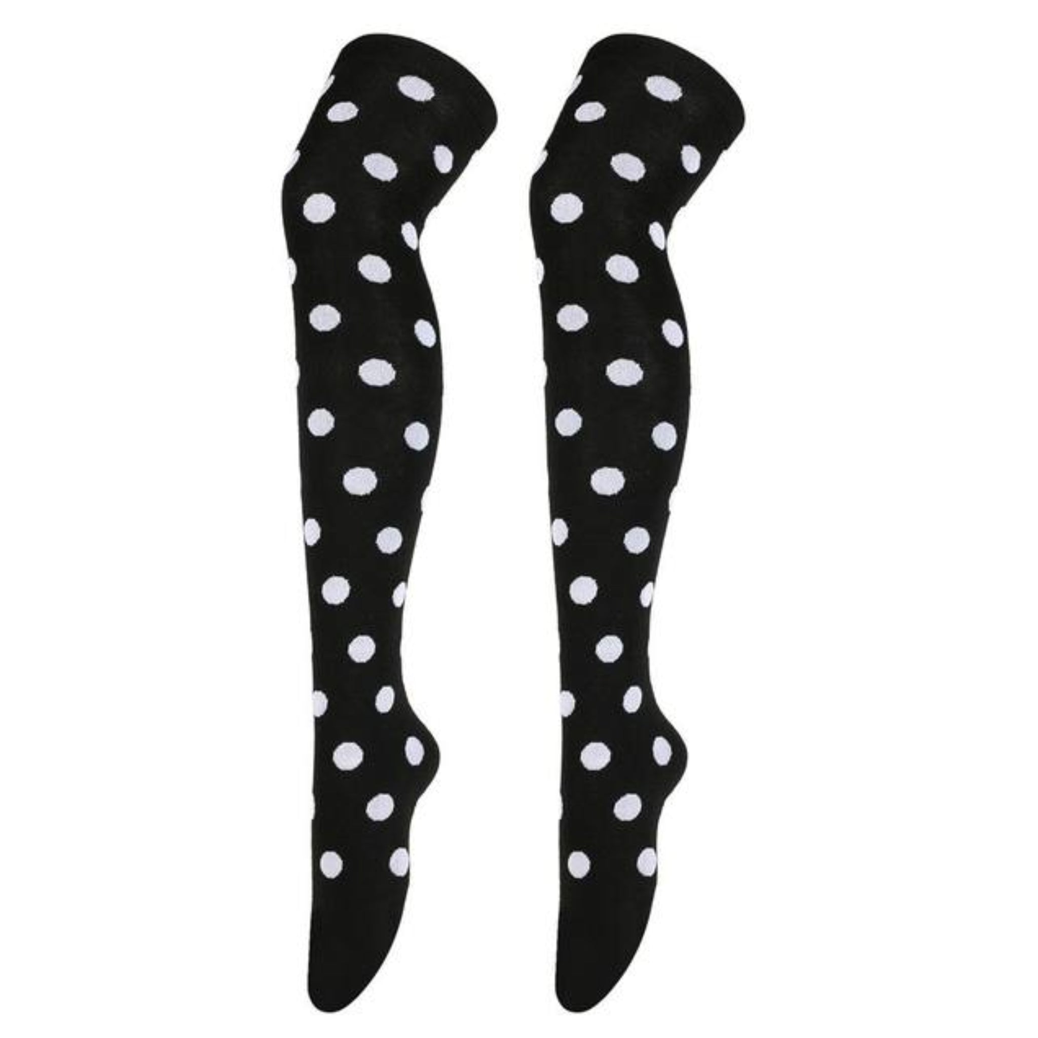 Colorful Polka Dot Pattern Socks from the Sock Panda (Thigh High)