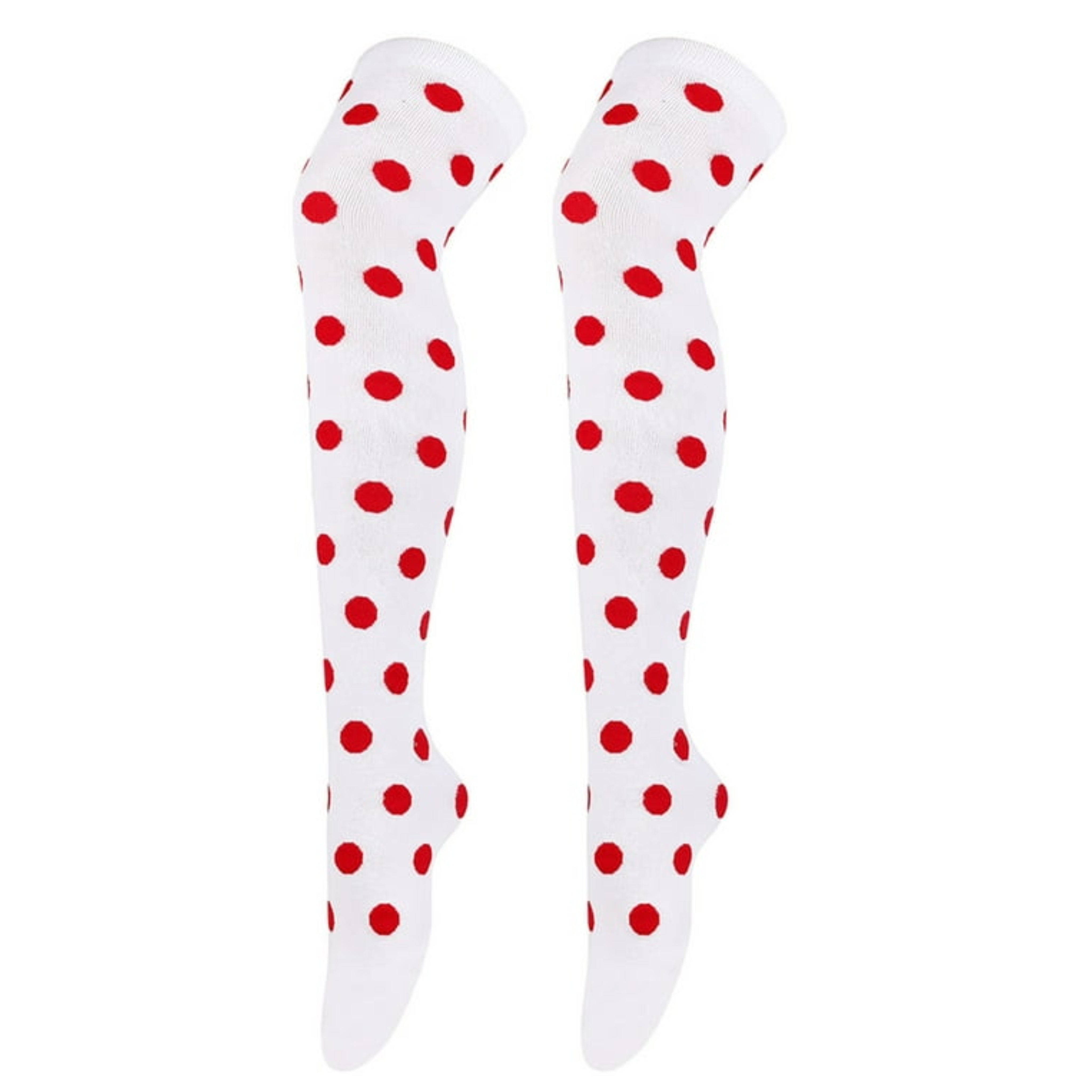 Colorful Polka Dot Pattern Socks from the Sock Panda (Thigh High)