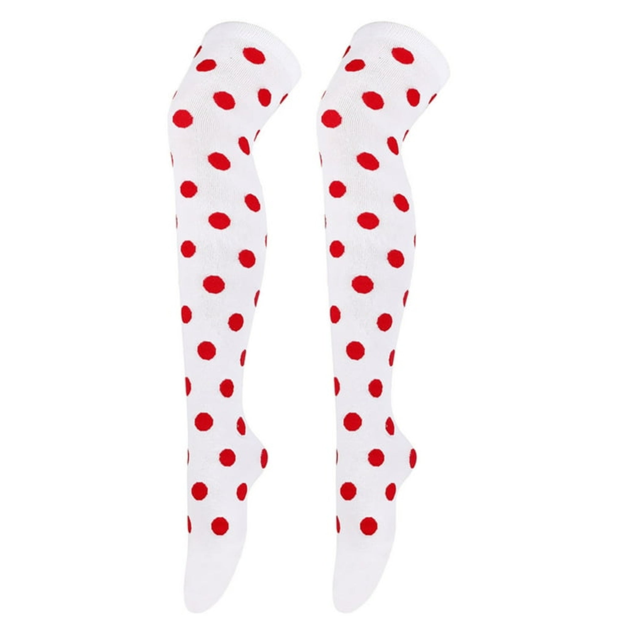 Colorful Polka Dot Pattern Socks from the Sock Panda (Thigh High)