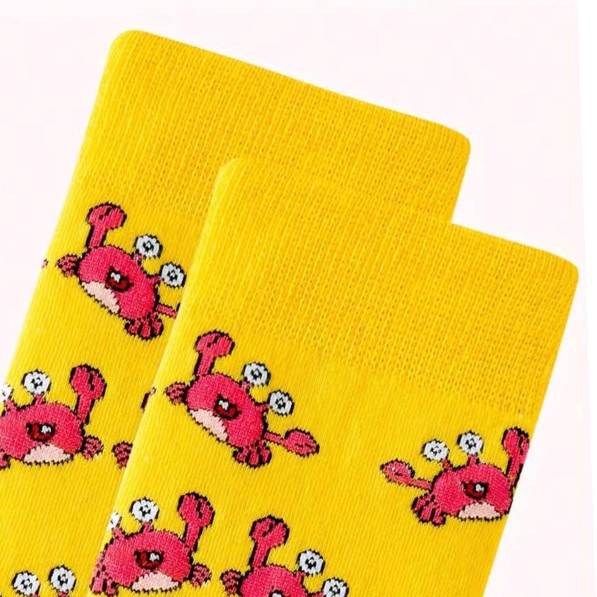 Crab Pattern Socks from the Sock Panda (Adult Medium - Women's Shoe Sizes 5-10)