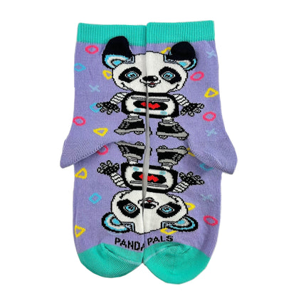 Robot Panda Socks from the Sock Panda (Ages 3 - 7)