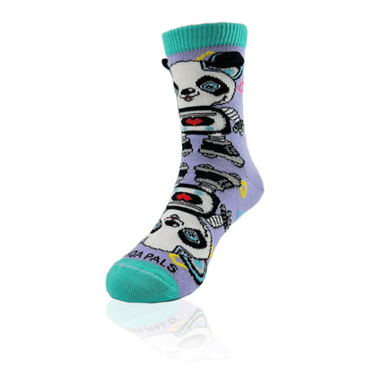Robot Panda Socks from the Sock Panda (Ages 3 - 7)