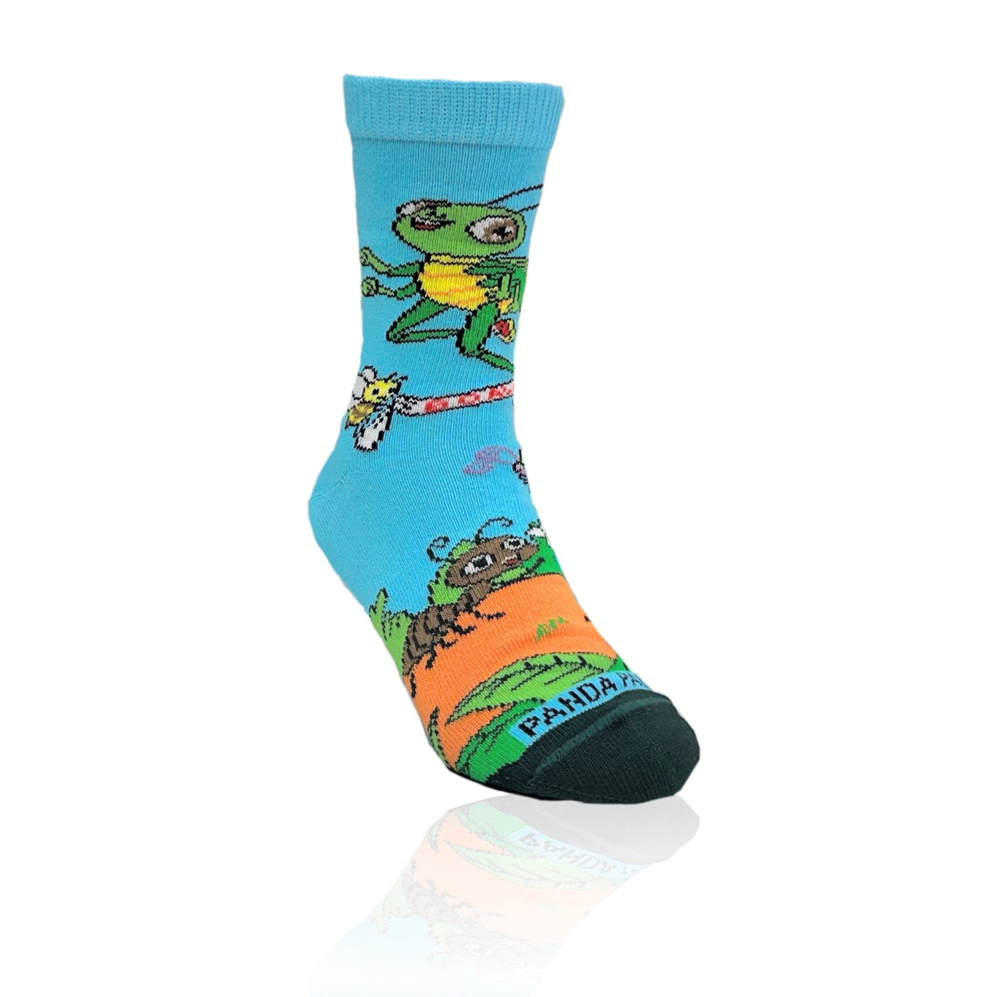 Running Grasshopper Socks from the Sock Panda (Ages 3 - 7)