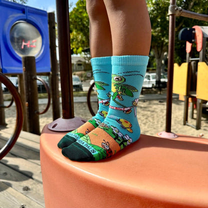 Running Grasshopper Socks from the Sock Panda (Ages 3 - 7)