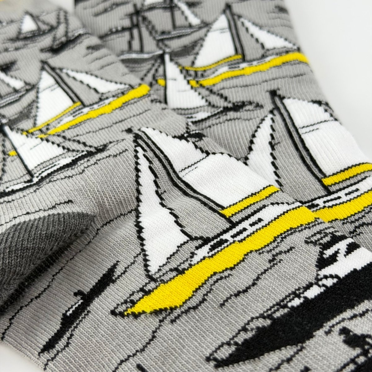 Sailboats on the Bay Socks from the Sock Panda SailboatBayLg