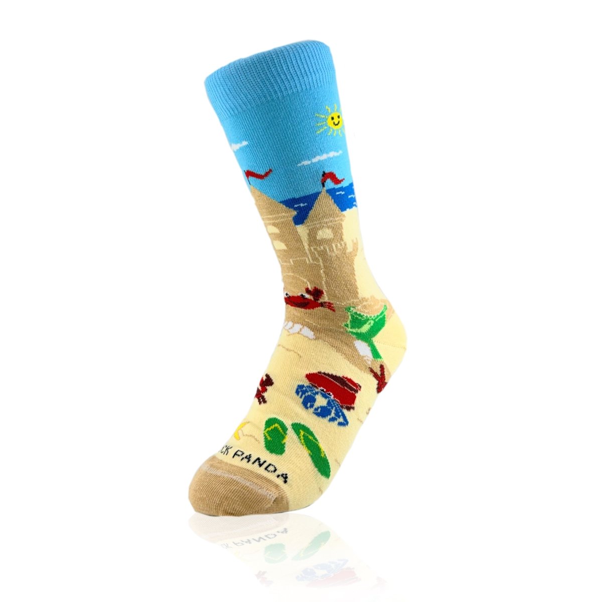 Sandcastle Socks from the Socks Panda (Adult Small) SandCastleSm