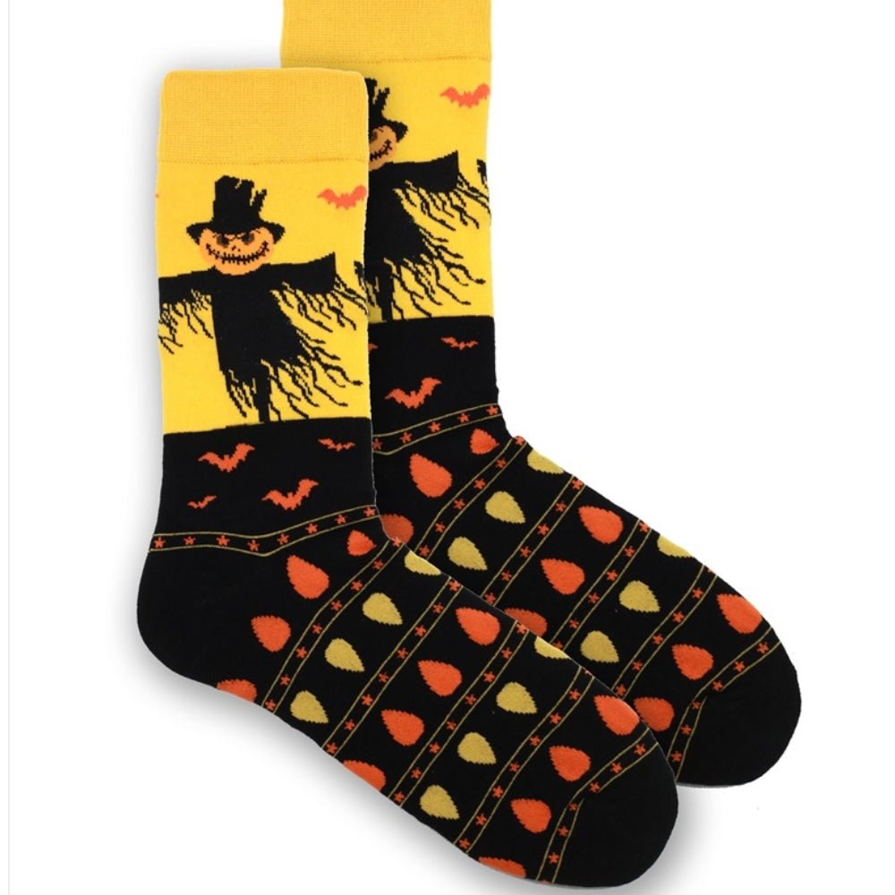 Scarecrow Socks from the Sock Panda (Adult Large - Men's Shoe Sizes 8 - 12)