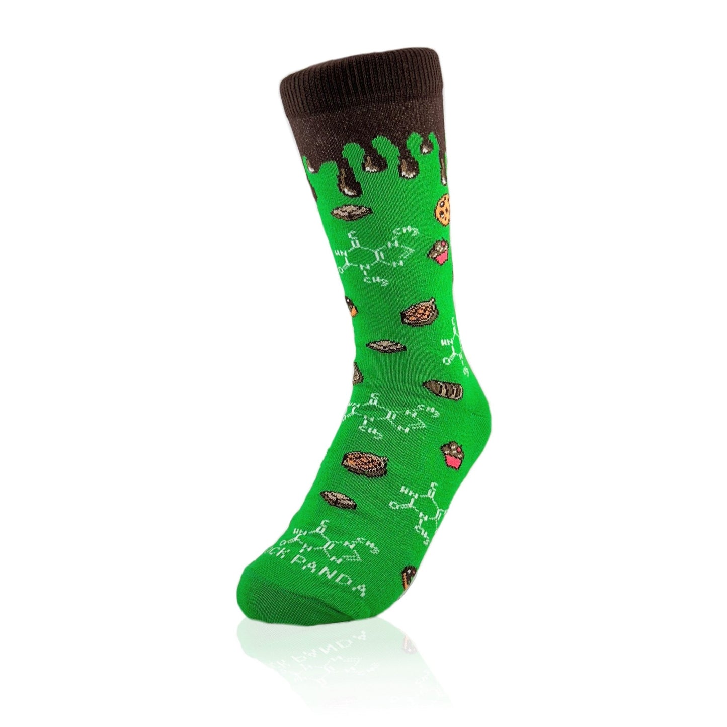 Science of Chocolate Socks from the Sock Panda (Adult Small - Shoe Sizes 2 - 5)