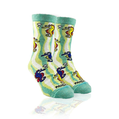 Seahorse Pattern Socks from the Sock Panda (Ages 3 - 7) SeahorsepattMd