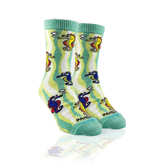 Seahorse Pattern Socks from the Sock Panda (Ages 3 - 7) SeahorsepattMd