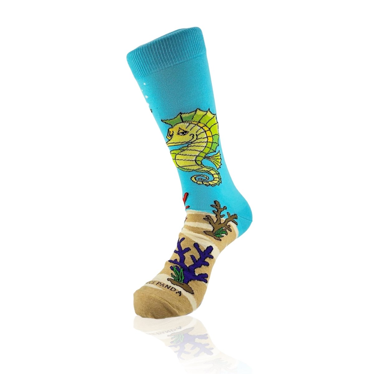 Seahorse Socks from the Sock Panda (Adult Large) SeahorsesLg