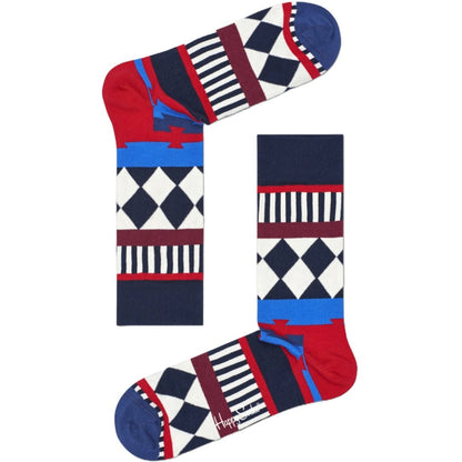 Shapes Patterned Socks from the Sock Panda (Adult Large - Men's Shoe Sizes 8 - 12)