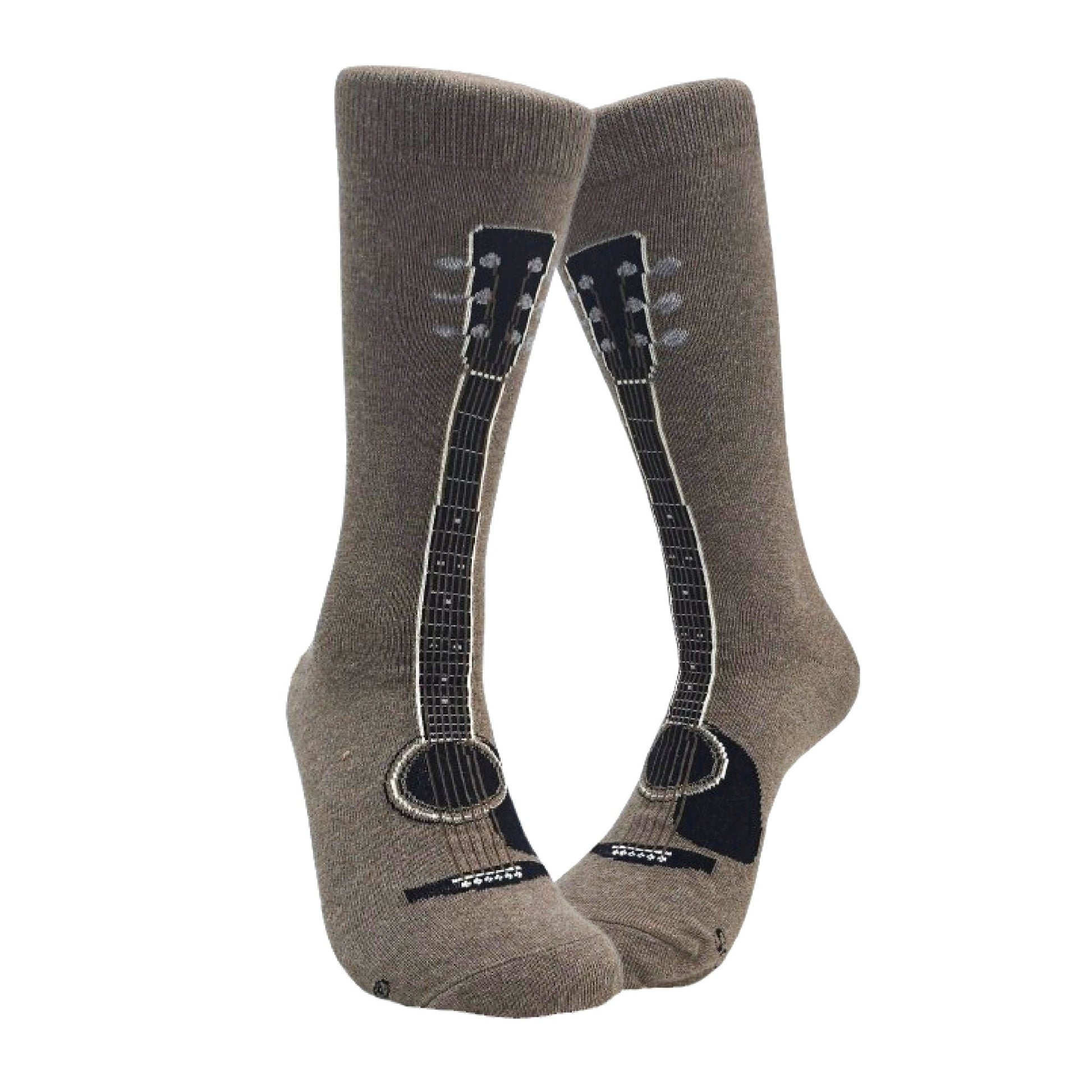 Six String Guitar Crew Socks from the Sock Panda (Adult Large)