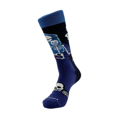 Skeleton by the Window Socks from the Sock Panda (Adult Large - Men's Shoe Sizes 8 - 12)