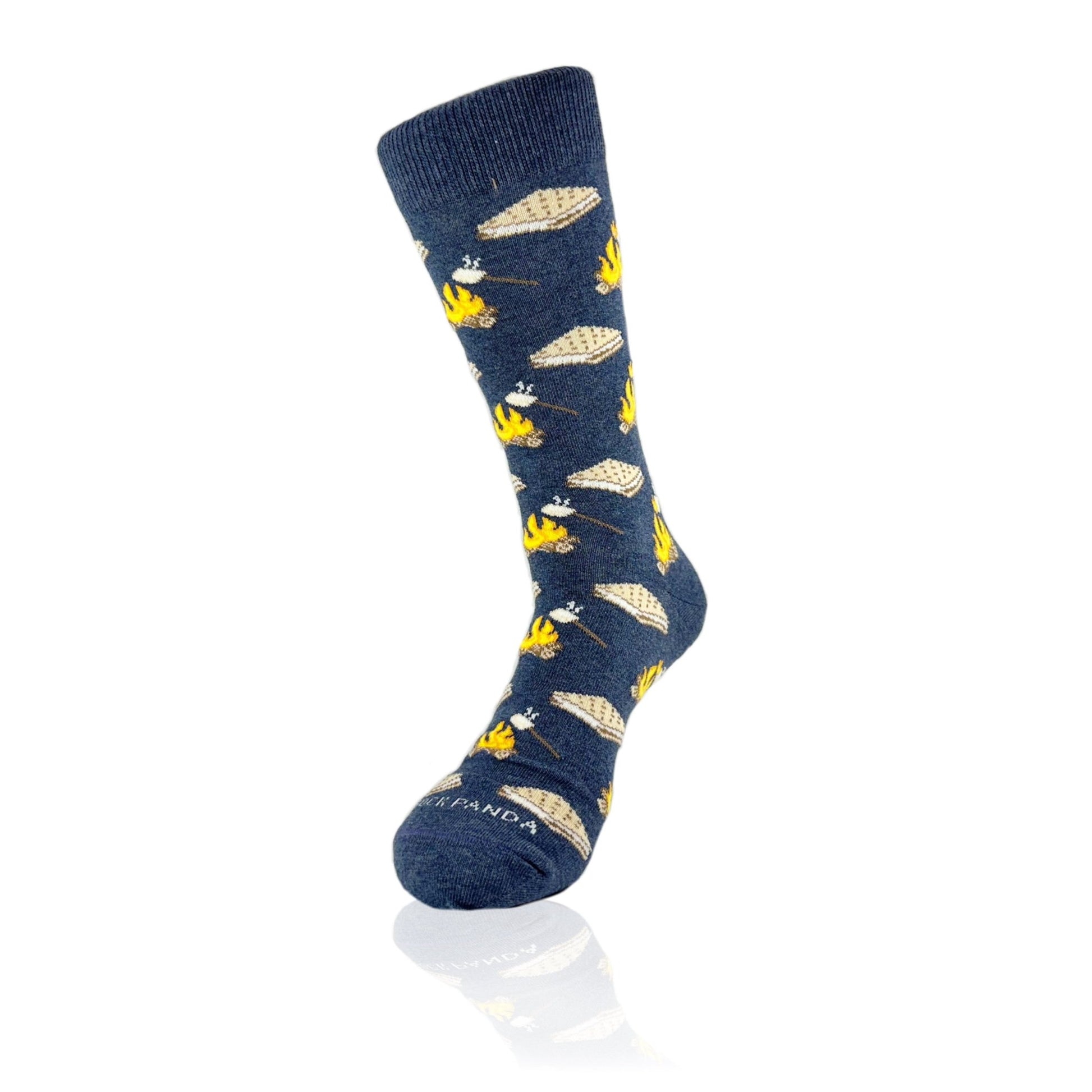 Smores Socks from the Sock Panda (Adult Large - Men's Shoe Sizes 8 - 12)